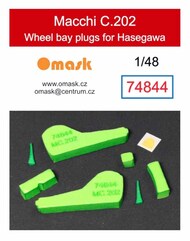 Wheel Bay Plugs - Macchi C.202 Folgore (HAS kit) #OMK74844