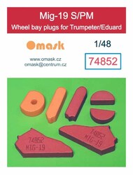 Wheel Bay Plugs - MiG-19 Farmer (TRP/EDU kit) #OMK74852