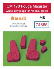 Wheel Bay Plugs - CM.170 Fouga Magister (KIN/HEL kit) #OMK74865