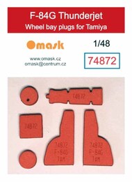 Wheel Bay Plugs - F-84G Thunderjet (TAM kit) #OMK74872