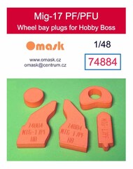 Wheel Bay Plugs - MiG-17PF/PFU Fresco (HBS kit) #OMK74884