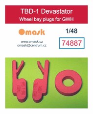 Wheel Bay Plugs - TBD-1 Devastator (GWH kit) #OMK74887