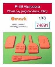 Wheel Bay Plugs - P-39 Airacobra (ARM kit) #OMK74891