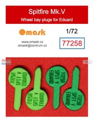 Wheel Bay Plugs - Spitfire Mk.V (EDU kit) #OMK77258