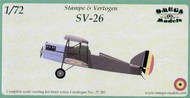 Stampe & Vertongen SV-26 Decals Belgium #OMG72302