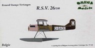  Omega-K Models  1/72 Stampe & Vertongen Vertongen RSV 26/180 floatplane OMG72359