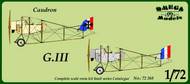  Omega-K Models  1/72 Caudron G.III. Decals France and Germany OMG72268