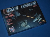 Dark Dream Studio: Space Battles Flying & Unmanned Aerial Vehicles, Light Scooter Mustang Mk1/2 w/3 Figures #ORFDDS72006