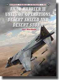  Osprey Publications  Books Combat Aircraft: AV-8B Harrier Units of Operation Desert Storm OSPCOM90