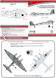  Owl Decals  1/72 Junkers Ju.188E-0 (E. Milch) personal aircraft ST+GL OWLDA72023