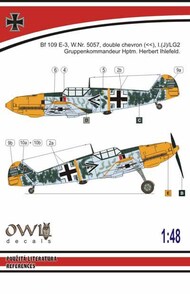  Owl Decals  1/48 Messerschmitt Bf.109E PeilGIV Day fighter (Ihlefeld) OWLDS4808