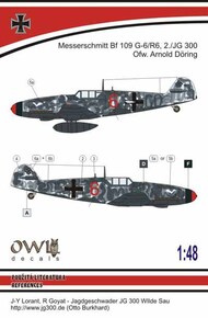  Owl Decals  1/48 Messerschmitt Bf.109G-6 (A. D�ring) OWLDS4809