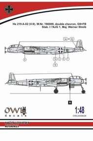 Heinkel He.219 V9 G9+FB (W.Streib) #OWLDS4828