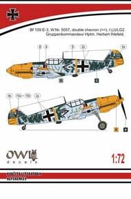  Owl Decals  1/72 Messerschmitt Bf.109E PeilG IV Day fighter (Ihlefeld) OWLDS7208