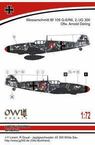 Owl Decals  1/72 Messerschmitt Bf.109G-6 (A. Dring) OWLDS7209