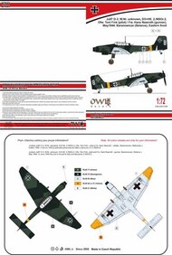 Junkers Ju.87D-3 D3+HK 2./NSG 2 (T.Fink, H.Nawrorth)* #OWLDS72106