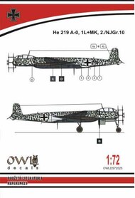  Owl Decals  1/72 Heinkel He.219A-0 1L+MK OWLDS7225