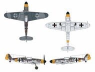  Owl Decals  1/72 Messerschmitt Bf.109G-10/R2 (5F+12) reconnaissance OWLDS7238
