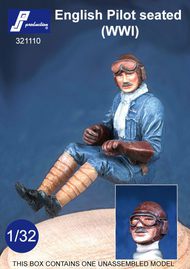  PJ Productions  1/32 British (WWI) WWI pilot seated in aircraft PJ321110