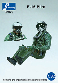  PJ Productions  1/32 F-16 Pilot seated in a/c PJ321120