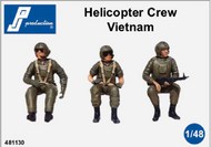  PJ Productions  1/48 Helicopter crew seated in a/c (Vietnam war) - 3 figures PJ481130