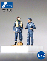 RAF Pilot & Mechanic (WWII) (2 standing figures) #PJ721138