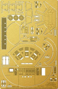  Paragrafix Modeling Systems  1/144 2001 Space Odyssey: Discover One Pod Bay Photo-Etch Set for MOE PGX211