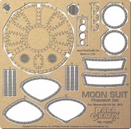  Paragrafix Modeling Systems  1/10 Moon Suit Photo-Etch Set for MOA PGX251