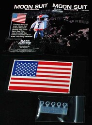  Paragrafix Modeling Systems  1/10 Moon Suit Real Cloth Flag for MOA PGX252