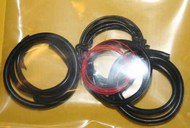  Parts By Parks  NoScale Detail Set 1- Radiator Hose, Black Heater Hose, Red Battery Cable* PBP1010