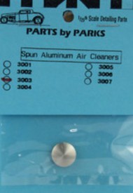  Parts By Parks  1/25 Air Cleaner 9/16 x 5/32 (Spun Aluminum) PBP3003