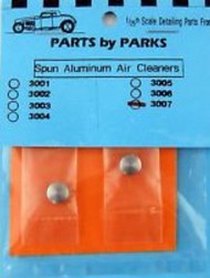  Parts By Parks  1/25 Air Cleaner 5/16 x 5/32 (Spun Aluminum) (2) PBP3007