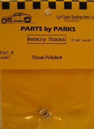  Parts By Parks  1/25 Velocity Stacks (Spun Aluminum) PBP4001