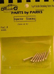  Parts By Parks  1/25 Injector Stacks (Spun Aluminum) PBP4005