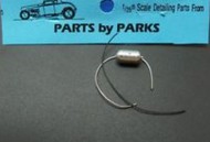  Parts By Parks  1/25 Flathead Finned Oil Filter - Long (Spun Aluminum) PBP8002