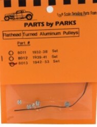  Parts By Parks  1/25 1942-53 Set (Spun Aluminum) PBP8013