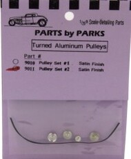  Parts By Parks  1/25 Pulley Set 2 (Spun Aluminum) PBP9011