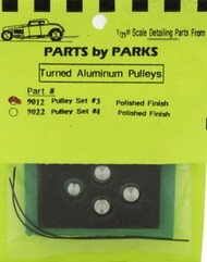  Parts By Parks  1/25 Pulley Set 3 (Polish Finish) PBP9012