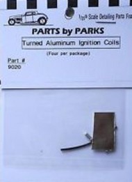  Parts By Parks  1/25 Ignition Coils (Satin Finish) (3) PBP9020