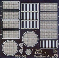  Part Accessories  1/35 Panther Ausf.G grille (TAM) PTP35143