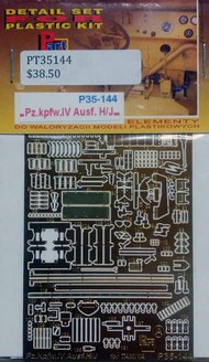  Part Accessories  1/35 Pz.Kpfw.IV Ausf.H/J (TAM) PTP35144