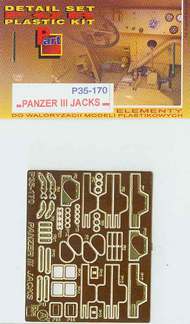  Part Accessories  1/35 Panzer III Jacks (2pcs) PTP35170