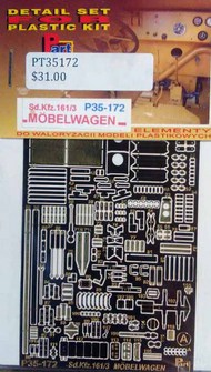  Part Accessories  1/35 Sd.Kfz.161/3 Mobelwagen (TAM) PTP35172
