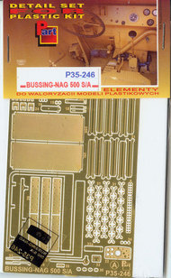  Part Accessories  1/35 Bussing-NAG 500 S/A Int./Cab/Bed (IBG) PTP35246