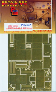  Part Accessories  1/35 Bussing-NAG 500 S/A Side Boxes (IBG) PTP35247