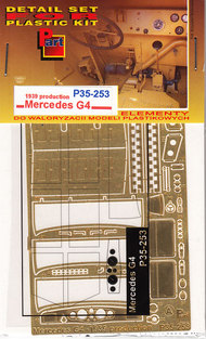  Part Accessories  1/35 Mercedes G4 1939 Prod (ICM) PTP35253