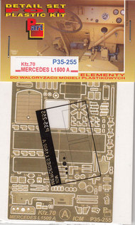  Part Accessories  1/35 Mercedes L1500 A Kfz.70 (ICM) PTP35255
