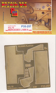  Part Accessories  1/35 Mercedes L1500 A Kfz.70 - floor plates (ICM) PTP35257