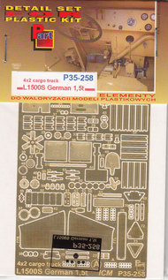  Part Accessories  1/35 L1500S German 1.5T 4x2 Cargo Truck (ICM) PTP35258