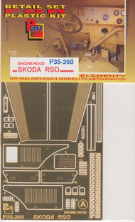  Part Accessories  1/35 Skoda RSO Engine Hood (RCH) PTP35260